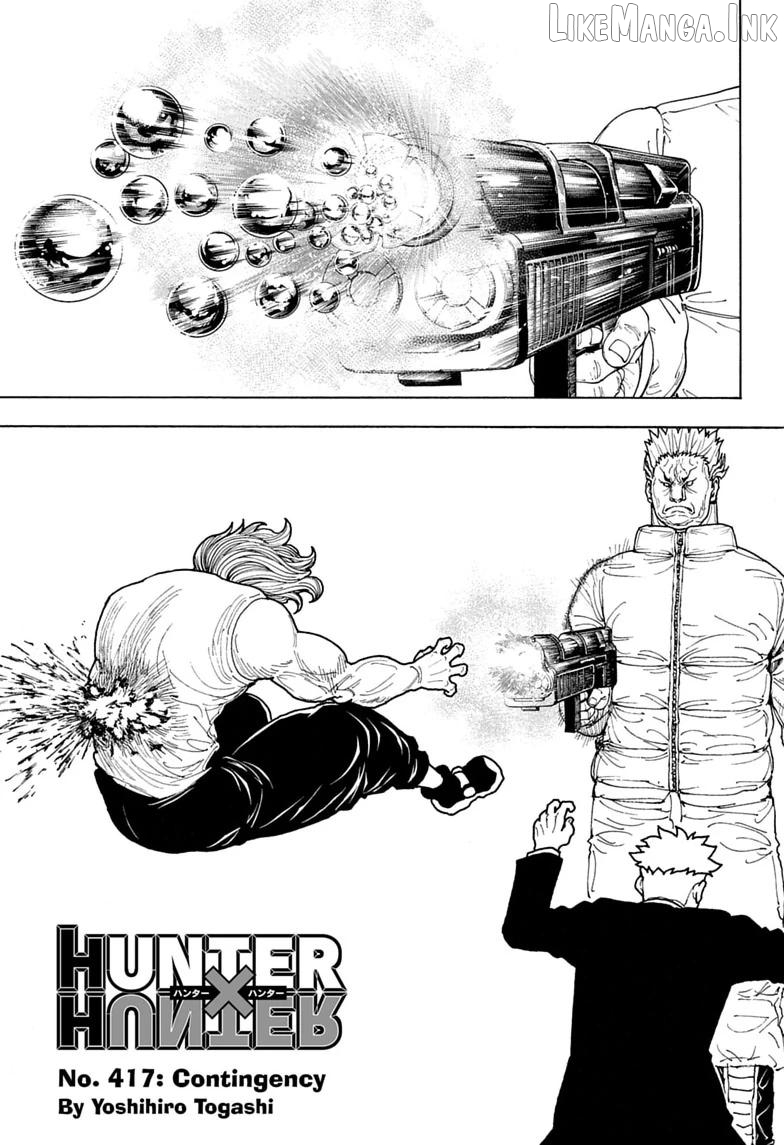 Hunter x Hunter, Chapter 417 image 01
